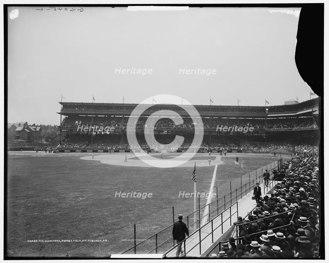 The Bleachers, Forbes Field, Pittsburgh, Pa., between 1900 and 1915. Creator: Unknown.