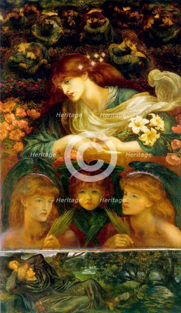 The Blessed Damozel. Artist: Rossetti, Dante Gabriel (1828-1882)