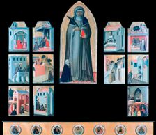 The Blessed Humility and Eleven Stories from Her Life c1306-1348. Artist: Pietro Lorenzetti