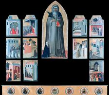 The Blessed Humility and Eleven Stories from Her Life c1306-1348. Artist: Pietro Lorenzetti