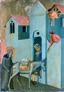 The Blessed Humility and Eleven Stories from Her Life (detail), c1306-1348 Artist: Pietro Lorenzetti