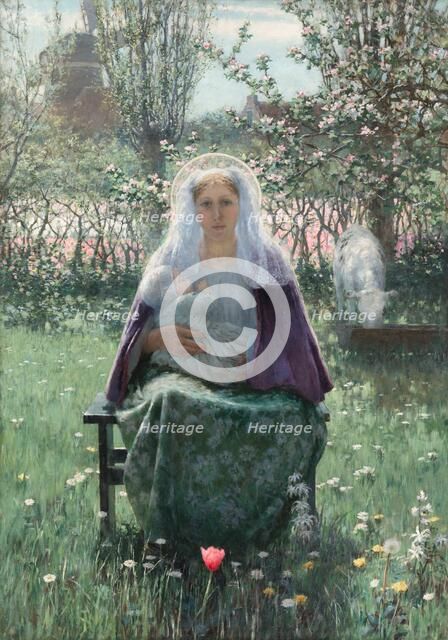 The Blessed Mother, 1892. Creator: George Hitchcock (American, 1850-1913).