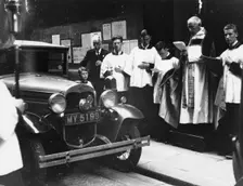 The blessing of cars, City of London, c1930
