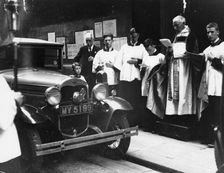 The blessing of cars, City of London, c1930