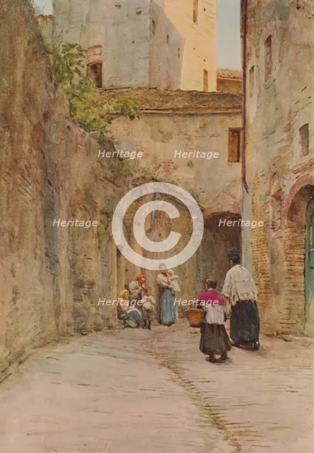 'The Blessing of the Houses', c1910, (1912). Artist: Walter Frederick Roofe Tyndale.