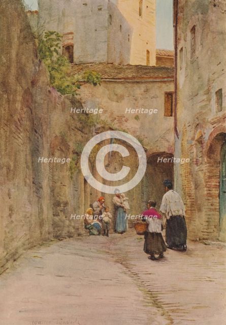'The Blessing of the Houses', c1910, (1912). Artist: Walter Frederick Roofe Tyndale.