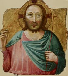 The Blessing Christ, 1340-1349. Creator: Pietro da Rimini