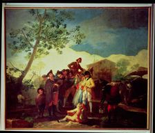 The blind man with the guitar, 18th-19th century. Creator: Goya y Lucientes, Francisco de (1746 - 1828)
