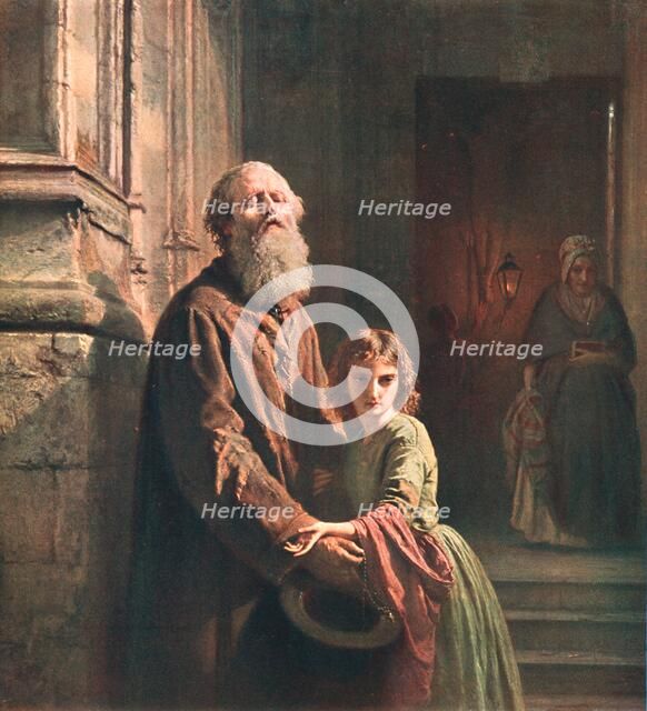 'The Blind Beggar', 1853, (c1902).  Creator: Unknown.