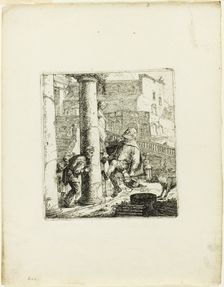 The Blind Beggar Tricked by Lazarillo, n.d. Creator: Thomas Wyck
