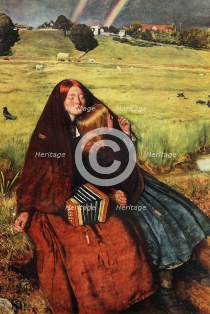 'The Blind Girl', 1856, (1948).  Creator: John Everett Millais.