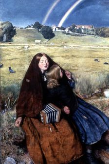 The Blind Girl 1856. Artist: John Everett Millais