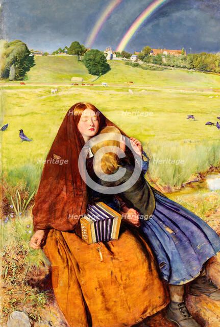 The Blind Girl, 1856. Creator: John Everett Millais.