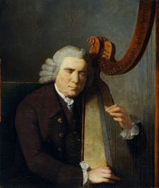 The Blind Harpist, John Parry (1710-1782), 1775-91. Creator: William Parry
