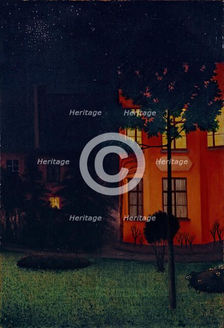 The blind house, 1892. Creator: Degouve de Nuncques, William (1867-1935).