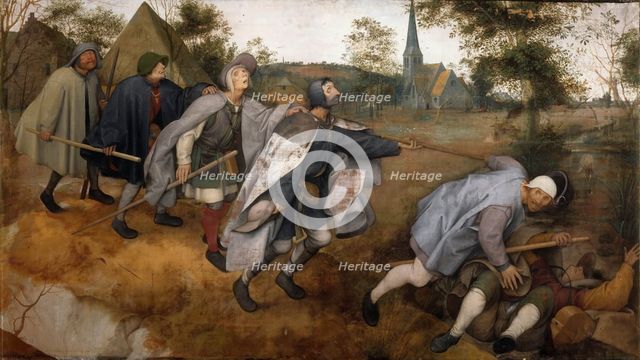 The Blind Leading the Blind, 1568. Creator: Bruegel (Brueghel), Pieter, the Elder (ca 1525-1569).