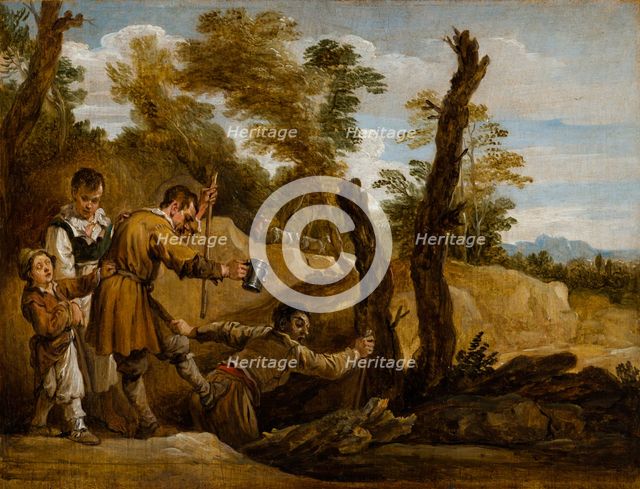 The Blind Leading the Blind. Creator: David Teniers II.