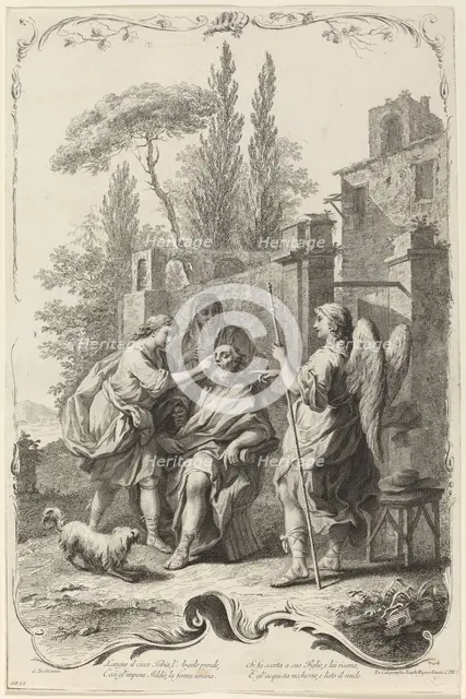 The Blind Tobias, c. 1745. Creator: Joseph Wagner.