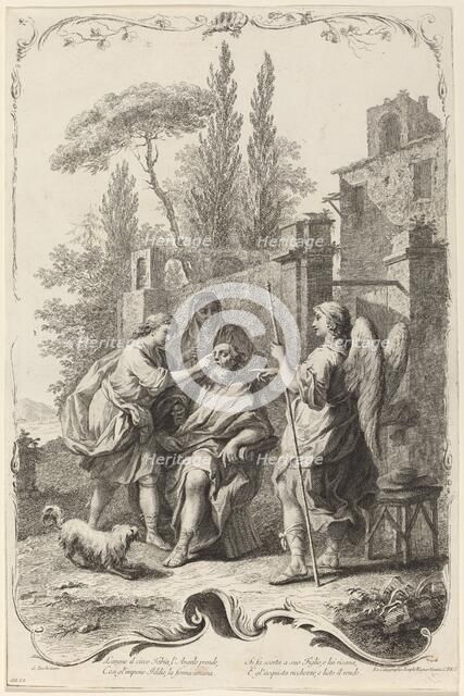 The Blind Tobias, c. 1745. Creator: Joseph Wagner.
