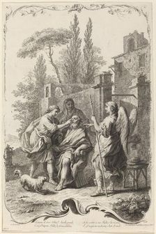 The Blind Tobias, c. 1745. Creator: Joseph Wagner