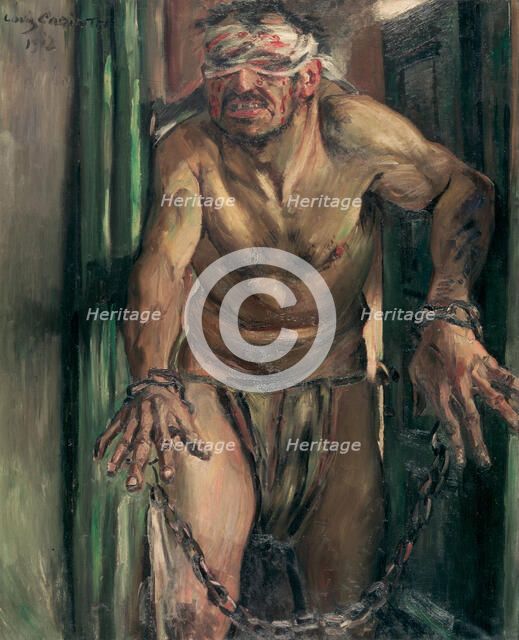 The Blinded Samson, 1912. Artist: Corinth, Lovis (1858-1925)