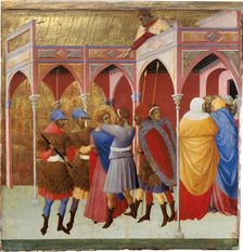 The Blinding of St Victor, c1351. Creator: Bartolommeo Bulgarini