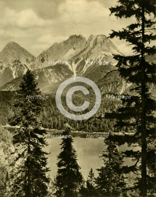 The Blindsee and the Fern Pass, Tyrol, Austria, c1935. Creator: Unknown.