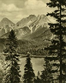 The Blindsee and the Fern Pass, Tyrol, Austria, c1935. Creator: Unknown