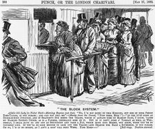 "The Block System", 1882. Creator: Joseph Swain