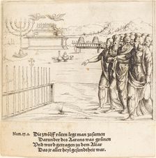 The Blossoming of Aaron's Rod. Creator: Augustin Hirschvogel