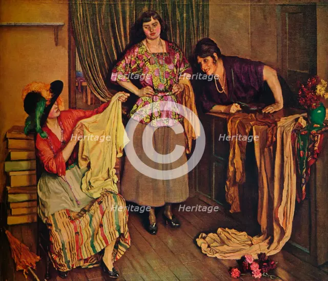'The Blouse Shop', 1925. Artist: Isabel Codrington.