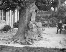 The Blowing Stone, Kingston Lisle, Oxfordshire, c1860-c1922. Artist: Henry Taunt