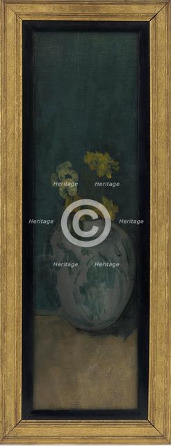 The Blue Girl (fragment): Yellow and Blue, 1872-1876. Creator: James Abbott McNeill Whistler.
