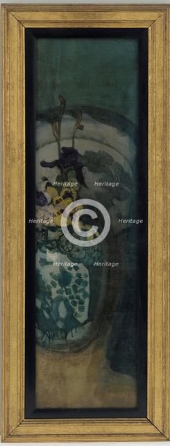 The Blue Girl (fragment): Purple and Blue, 1872-1876. Creator: James Abbott McNeill Whistler.