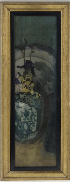 The Blue Girl (fragment): Purple and Blue, 1872-1876. Creator: James Abbott McNeill Whistler