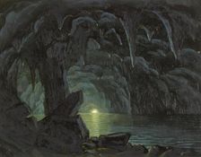 The Blue Grotto, Capri, 1857-1860. Creator: Albert Bierstadt