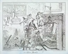 The Blue Devils 1835. Artist: George Cruikshank