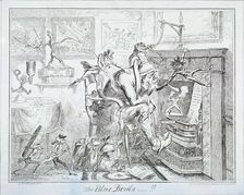The Blue Devils 1835. Artist: George Cruikshank