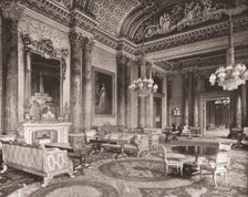 The Blue Drawing Room, Buckingham Palace, London, 1894. Creator: Unknown