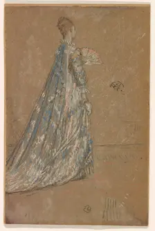 The Blue Dress, 1871. Creator: James Abbott McNeill Whistler