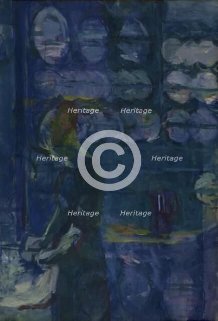 The Blue Kitchen, 1913. Creator: Ludvig Karsten.