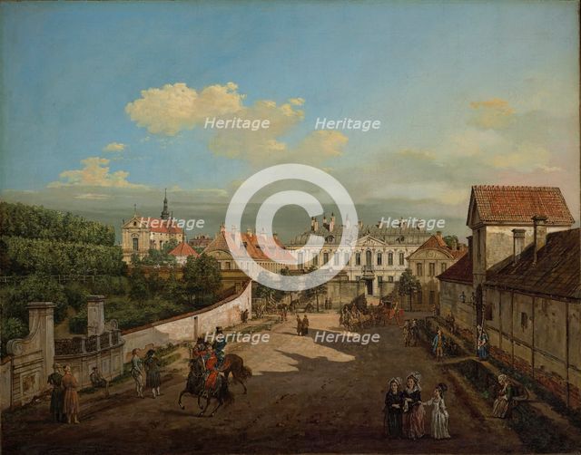 The Blue Palace in Warsaw, 1779. Creator: Bellotto, Bernardo (1720-1780).