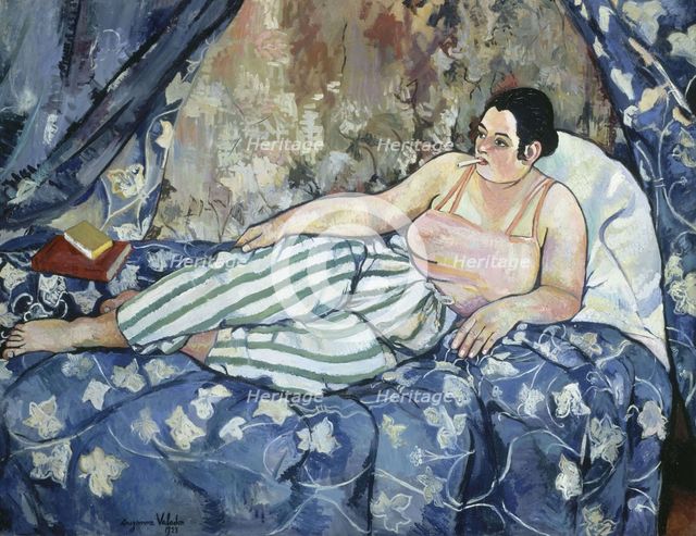 The Blue Room (La chambre bleue)   , 1923. Creator: Valadon, Suzanne (1865-1938).