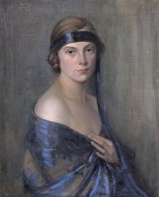 The blue ribbon, c1926. Creator: Mary Tripe