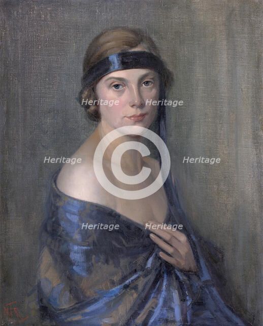 The blue ribbon, c1926. Creator: Mary Tripe.