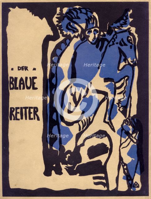 The Blue Rider, 1912. Artist: Kandinsky, Wassily Vasilyevich (1866-1944)