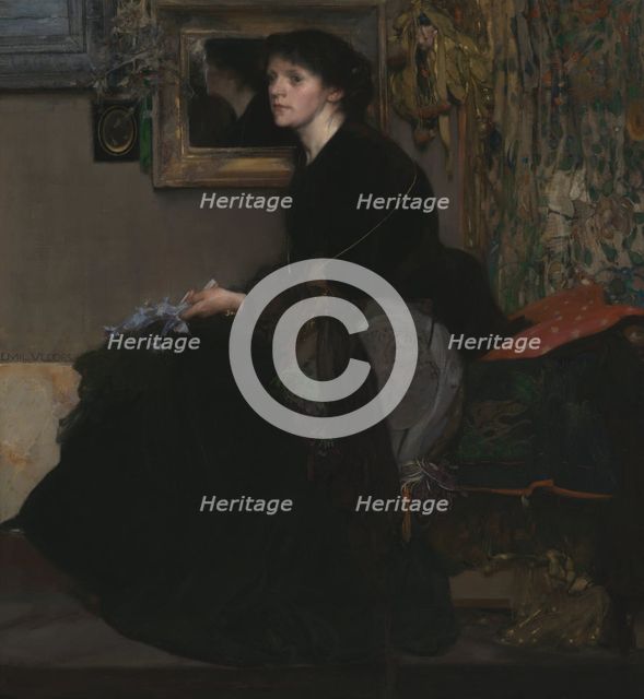 The Blue Thistle, 1904. Creator: Emile Vloors.