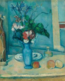 The Blue Vase (Le Vase Bleu). Artist: Cézanne, Paul (1839-1906)