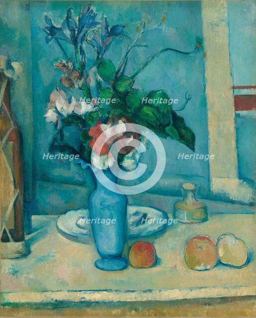 The Blue Vase (Le Vase Bleu). Artist: Cézanne, Paul (1839-1906)
