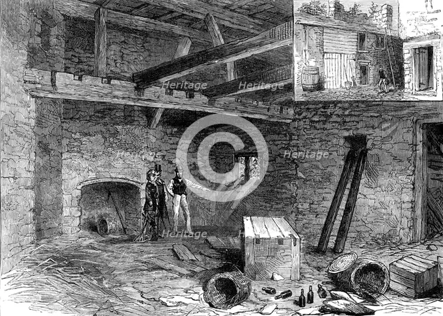 The Bocarda, or Old Prison at Oxford, where Cranmer, Latimer, and Ridley were confined, 1881. Creator: Unknown.